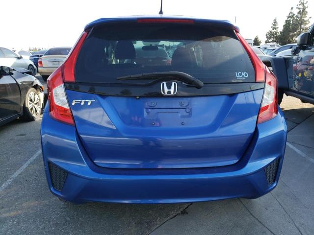 3HGGK5H51FM758393 - 2015 HONDA FIT LX BLUE photo 6