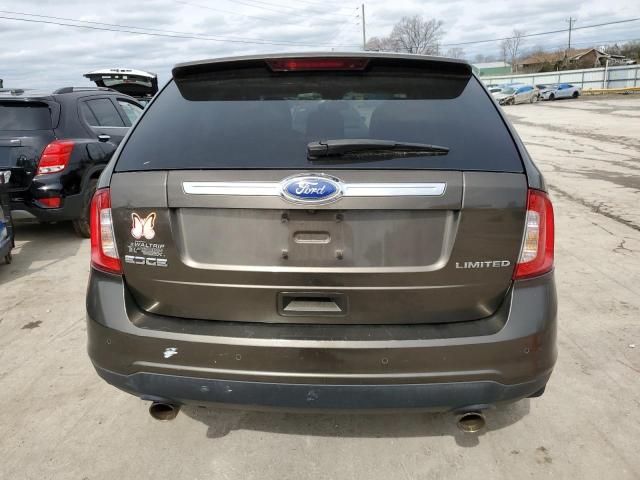 2FMDK3KC3BBB05956 - 2011 FORD EDGE LIMITED GRAY photo 6