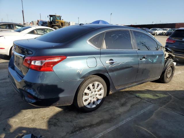 3N1AB7AP8HY286686 - 2017 NISSAN SENTRA S TEAL photo 3