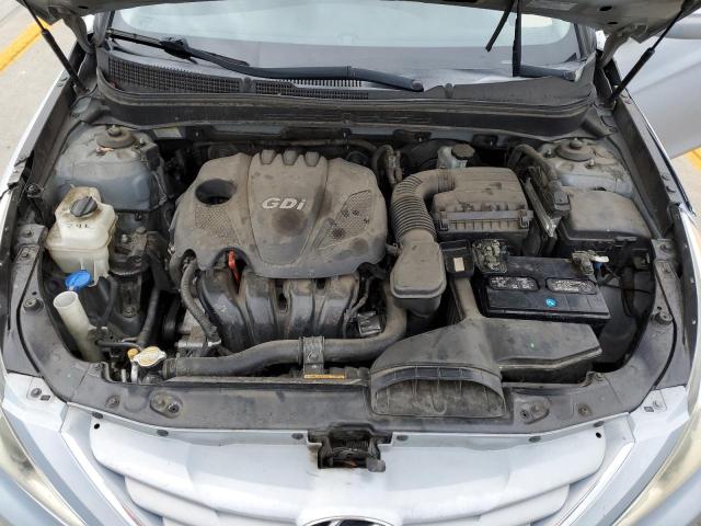 5NPEB4AC0DH614359 - 2013 HYUNDAI SONATA GLS SILVER photo 11