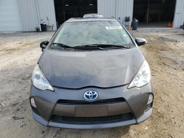 JTDKDTB31E1561007 - 2014 TOYOTA PRIUS C GRAY photo 5