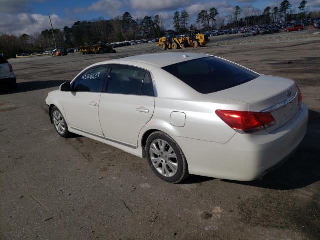 4T1BK3DB8BU395973 - 2011 TOYOTA AVALON BASE 白色 照片 2