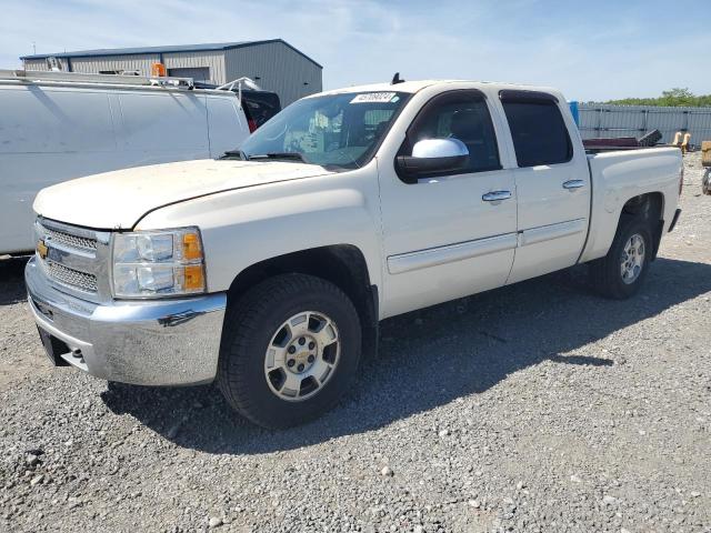 3GCPKSE72DG242509 - 2013 CHEVROLET SILVERADO K1500 LT WHITE photo 1