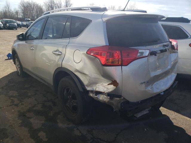 2T3ZFREV4EW119963 - 2014 TOYOTA RAV4 LE SILVER photo 2