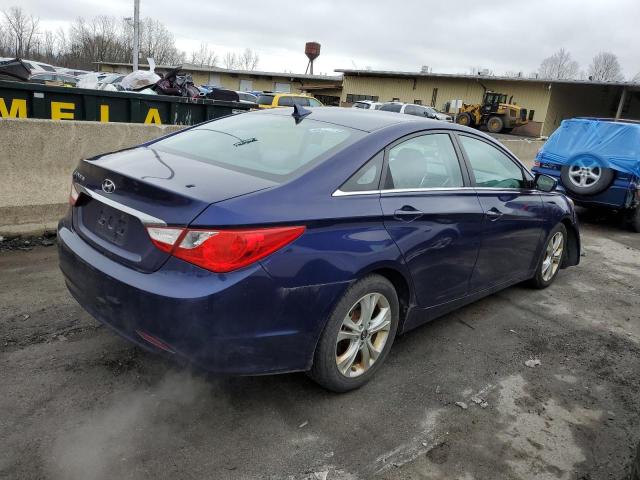 5NPEB4AC5BH051631 - 2011 HYUNDAI SONATA GLS BLUE photo 3