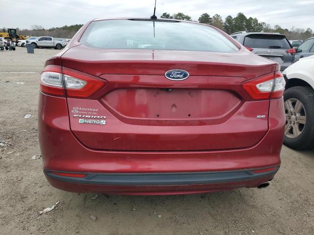 3FA6P0PU2ER264171 - 2014 FORD FUSION SE PHEV RED photo 6