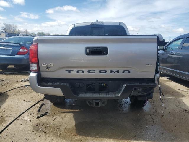 3TMCZ5ANXLM295829 - 2020 TOYOTA TACOMA DOUBLE CAB SILVER photo 6