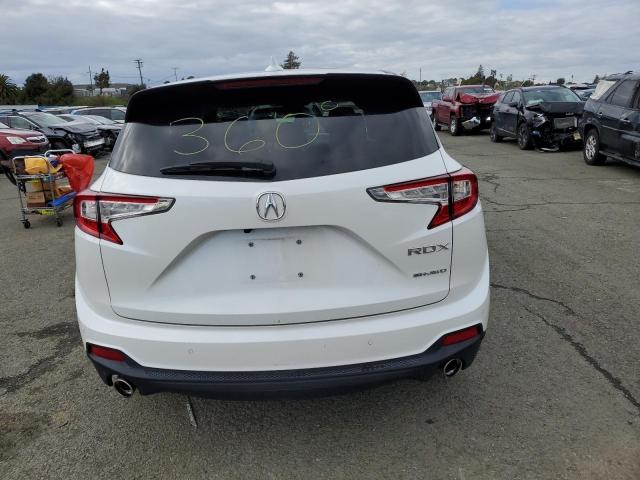 5J8TC2H5XML003610 - 2021 ACURA RDX TECHNOLOGY WHITE photo 6