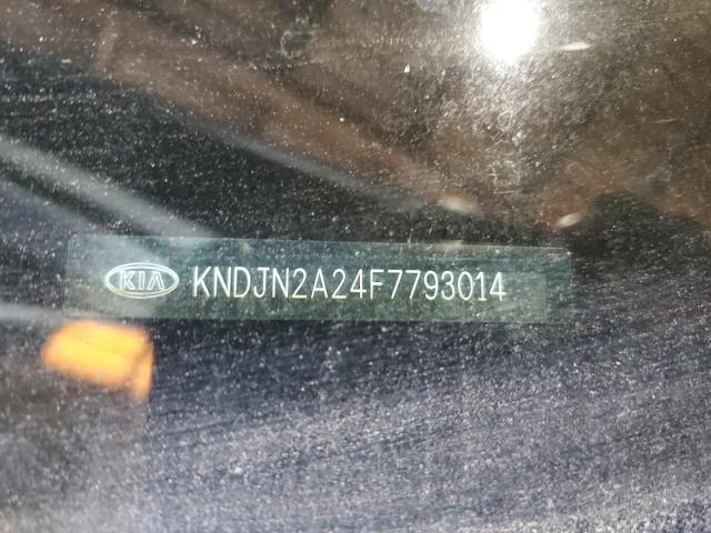 KNDJN2A24F7793014 - 2015 KIA SOUL BLACK photo 13