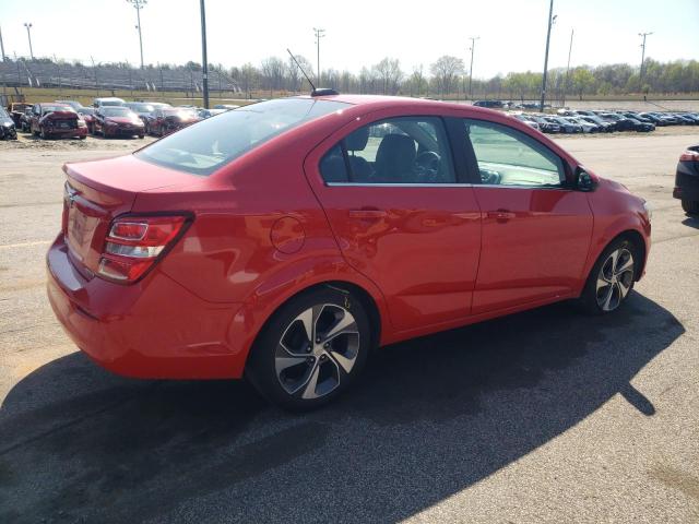 1G1JF5SB8L4113067 - 2020 CHEVROLET SONIC PREMIER RED photo 3