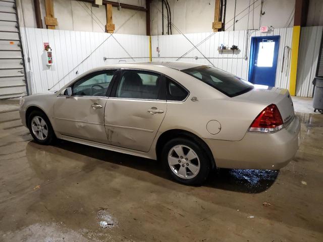 2G1WT57N491104565 - 2009 CHEVROLET IMPALA 1LT TAN photo 2