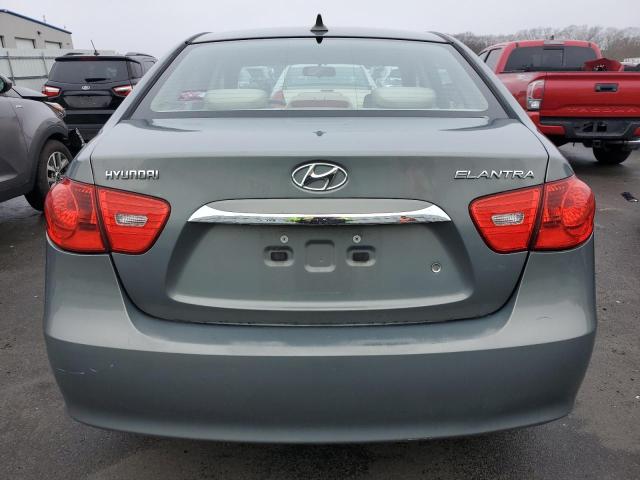 KMHDU4AD2AU046739 - 2010 HYUNDAI ELANTRA BLUE GRAY photo 6