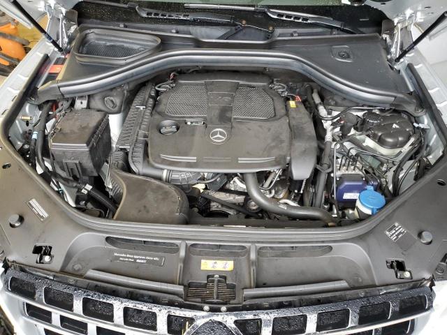 4JGDA5HBXEA383833 - 2014 MERCEDES-BENZ ML 350 4MATIC SILVER photo 12