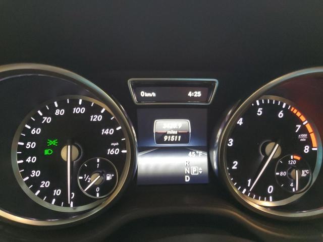 4JGDA5HBXEA383833 - 2014 MERCEDES-BENZ ML 350 4MATIC SILVER photo 9