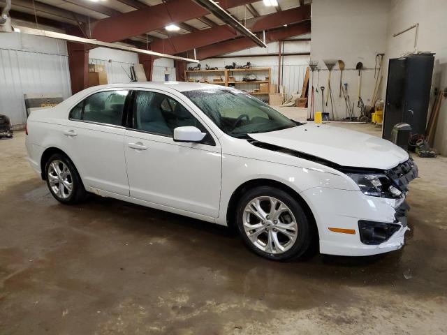 3FAHP0HA8CR315876 - 2012 FORD FUSION SE WHITE photo 4