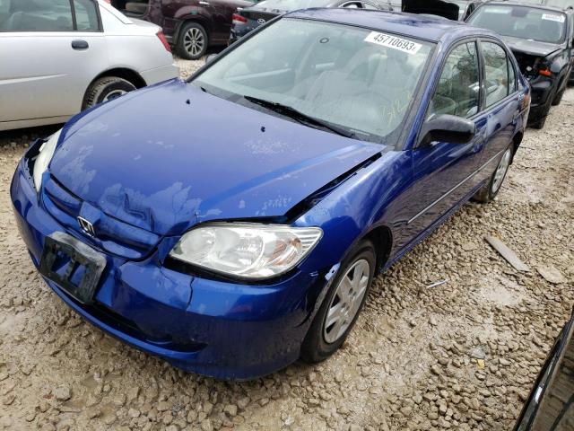 1HGES16395L025171 - 2005 HONDA CIVIC DX VP Mavi foto 1