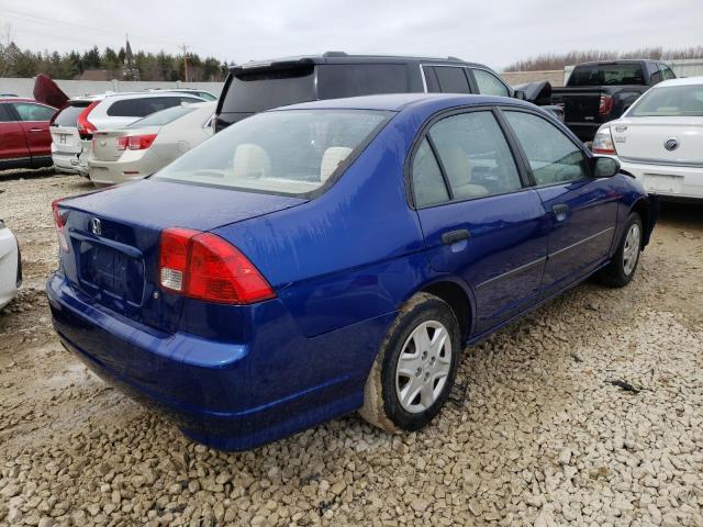 1HGES16395L025171 - 2005 HONDA CIVIC DX VP Mavi foto 3
