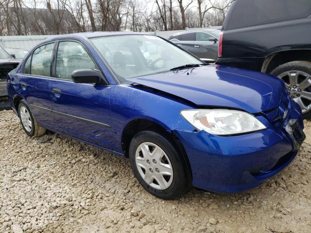 1HGES16395L025171 - 2005 HONDA CIVIC DX VP BLUE photo 4