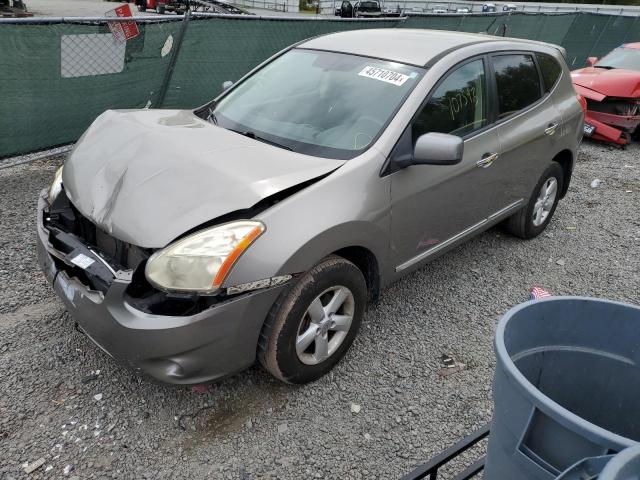 JN8AS5MT8DW005289 - 2013 NISSAN ROGUE S GRAY photo 1