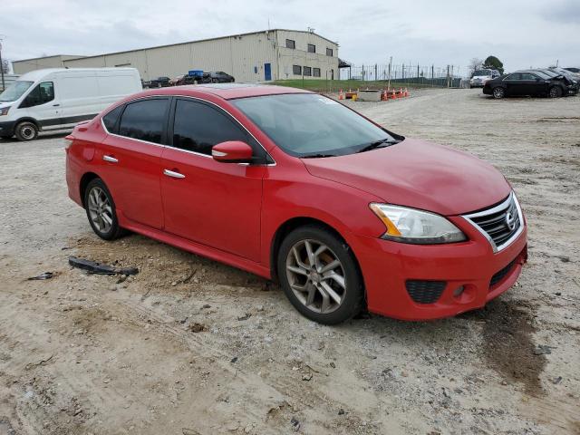 3N1AB7AP7FY233913 - 2015 NISSAN SENTRA S RED photo 4