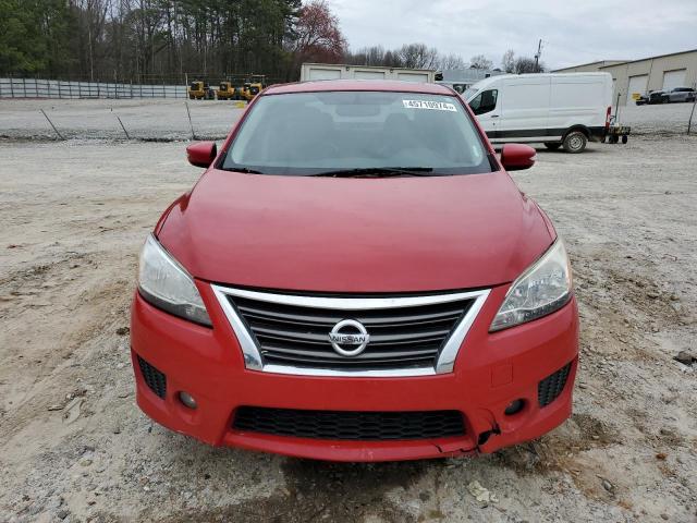 3N1AB7AP7FY233913 - 2015 NISSAN SENTRA S RED photo 5