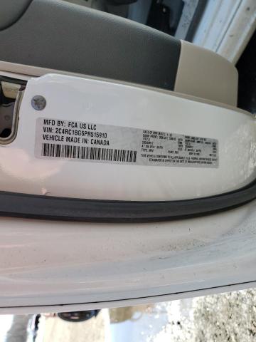 2C4RC1BG6PR515910 - 2023 CHRYSLER PACIFICA TOURING L Ağ foto 14