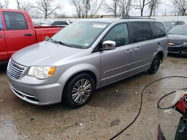 2C4RC1CG5DR797256 - 2013 CHRYSLER TOWN & COU TOURING L SILVER photo 1