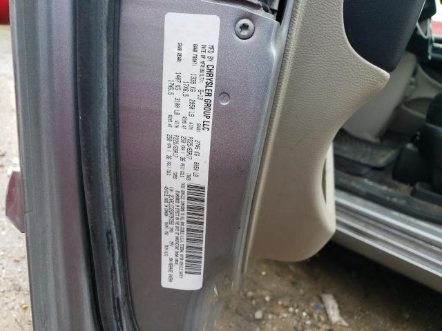 2C4RC1CG5DR797256 - 2013 CHRYSLER TOWN & COU TOURING L SILVER photo 13