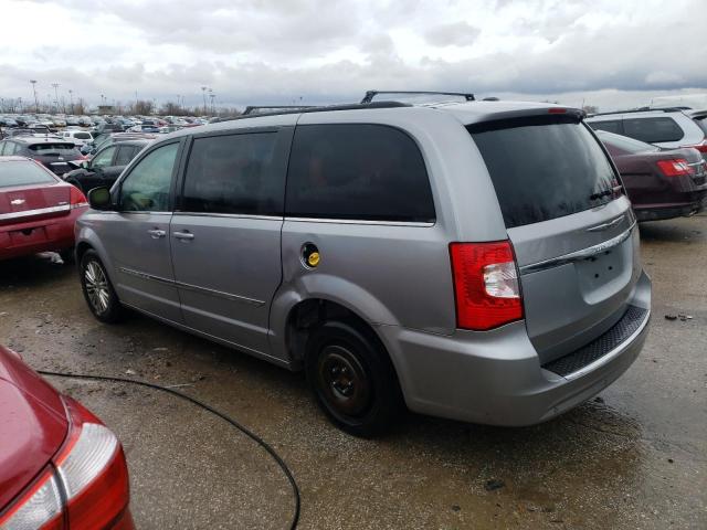 2C4RC1CG5DR797256 - 2013 CHRYSLER TOWN & COU TOURING L SILVER photo 2