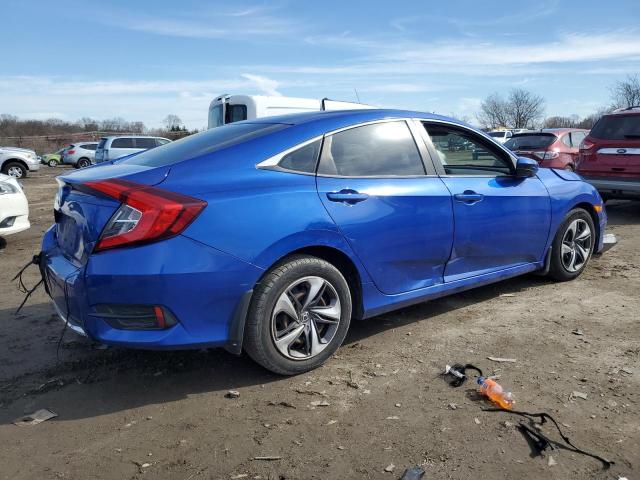 19XFC2F6XKE048916 - 2019 HONDA CIVIC LX BLUE photo 3