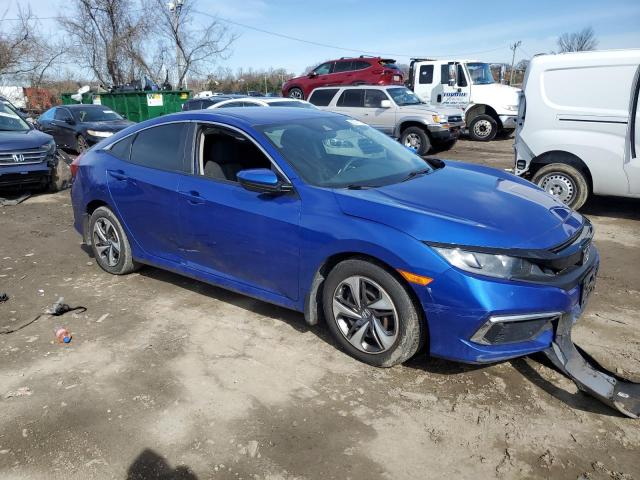 19XFC2F6XKE048916 - 2019 HONDA CIVIC LX BLUE photo 4