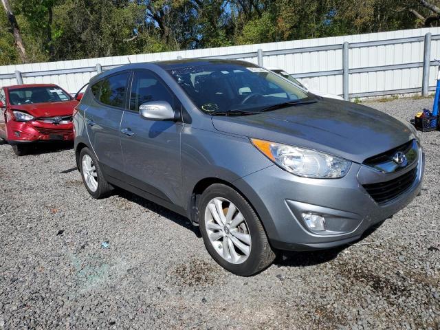 KM8JU3AC3DU744351 - 2013 HYUNDAI TUCSON GLS GRAY photo 4