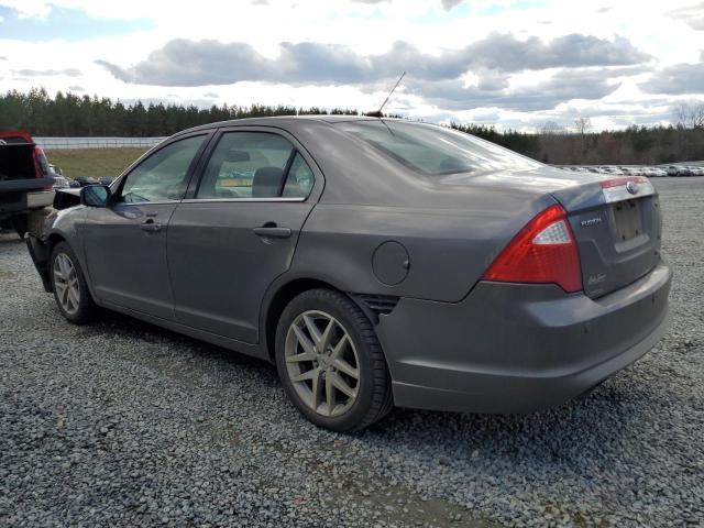 3FAHP0JG8AR226885 - 2010 FORD FUSION SEL GRAY photo 2