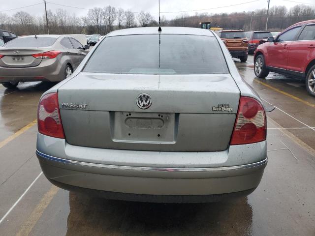 WVWPD63B34E233012 - 2004 VOLKSWAGEN PASSAT GLS GRAY photo 6