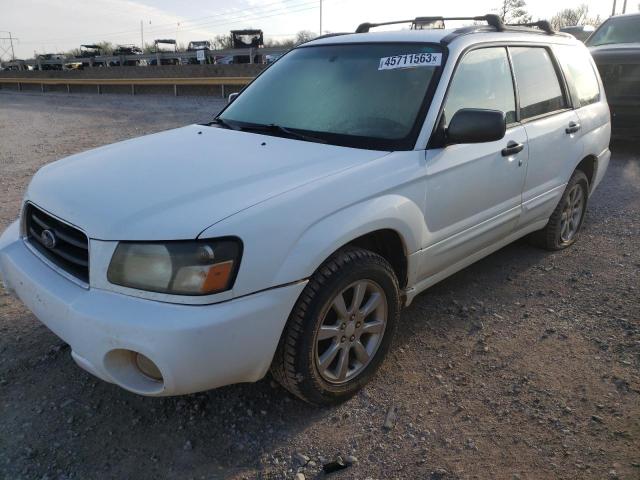 JF1SG65695H735434 - 2005 SUBARU FORESTER 2.5XS თეთრი ფოტო 1