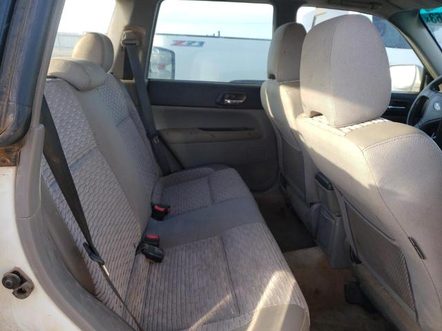 JF1SG65695H735434 - 2005 SUBARU FORESTER 2.5XS თეთრი ფოტო 10