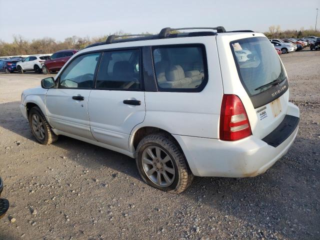 JF1SG65695H735434 - 2005 SUBARU FORESTER 2.5XS WHITE photo 2