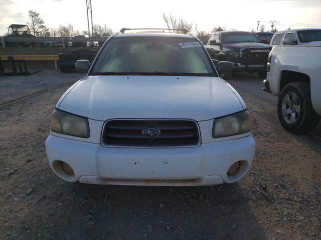 JF1SG65695H735434 - 2005 SUBARU FORESTER 2.5XS თეთრი ფოტო 5