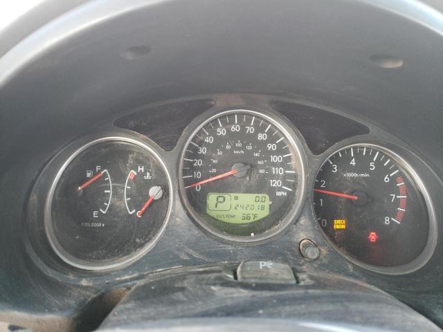 JF1SG65695H735434 - 2005 SUBARU FORESTER 2.5XS თეთრი ფოტო 9