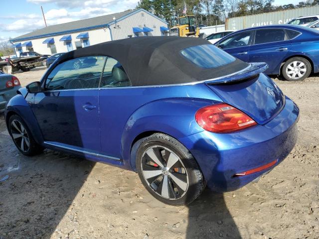 3VW7S7AT7EM809068 - 2014 VOLKSWAGEN BEETLE TURBO BLUE photo 2