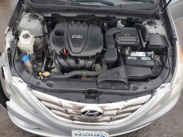 5NPEC4AC2BH227001 - 2011 HYUNDAI SONATA SE SILVER photo 11