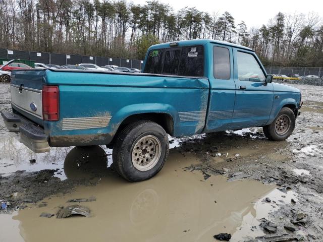1FTCR14A7NTA62223 - 1992 FORD RANGER SUPER CAB TURQUOISE photo 3