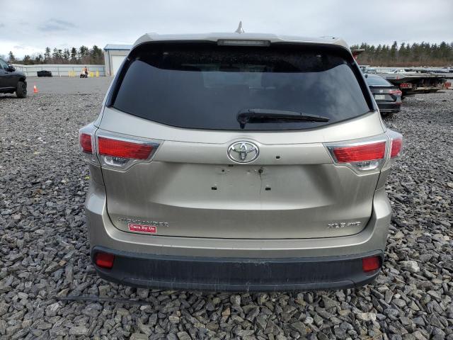 5TDJKRFH0FS150471 - 2015 TOYOTA HIGHLANDER XLE Krem foto 6
