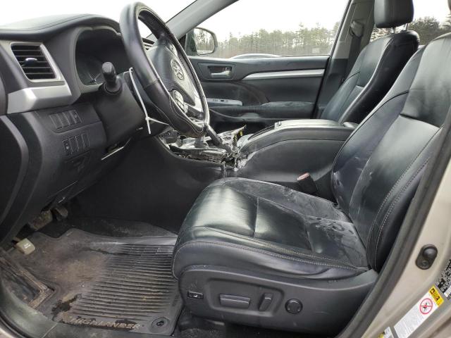 5TDJKRFH0FS150471 - 2015 TOYOTA HIGHLANDER XLE Krem foto 7