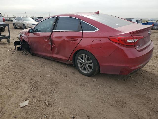 5NPE24AF0HH531286 - 2017 HYUNDAI SONATA SE MAROON photo 2