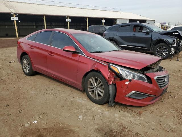 5NPE24AF0HH531286 - 2017 HYUNDAI SONATA SE MAROON photo 4