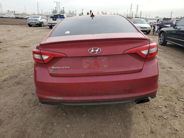 5NPE24AF0HH531286 - 2017 HYUNDAI SONATA SE MAROON photo 6