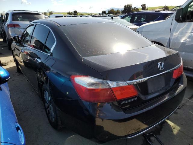 1HGCR2F38FA047877 - 2015 HONDA ACCORD LX BLACK photo 2