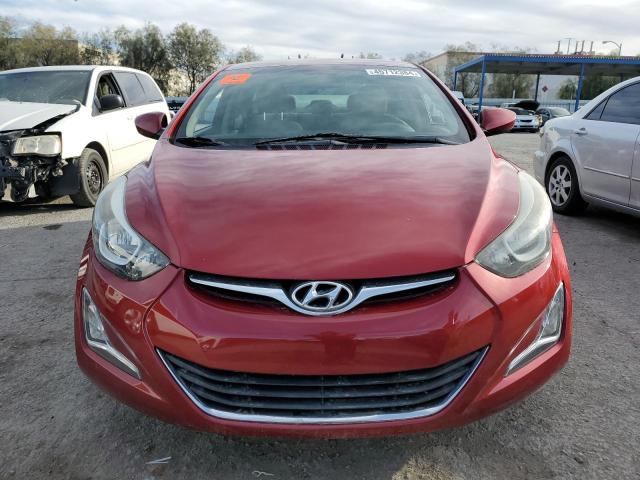 5NPDH4AEXGH660765 - 2016 HYUNDAI ELANTRA SE RED photo 5