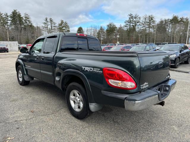 5TBBT44125S471056 - 2005 TOYOTA TUNDRA ACCESS CAB SR5 GREEN photo 3
